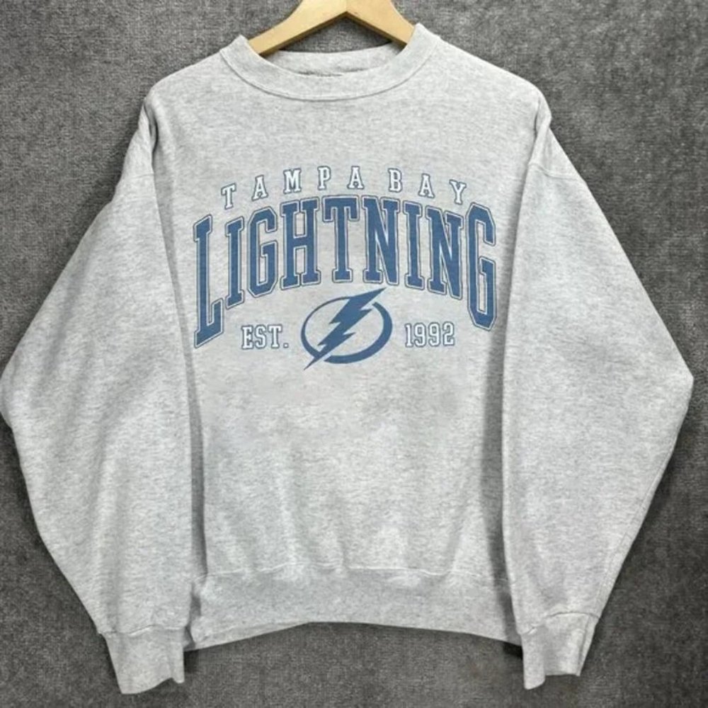 1992 Tampa Bay Hockey Sweatshirt, Tampa Bay Hockey Crewneck, Tampa Bay shirt